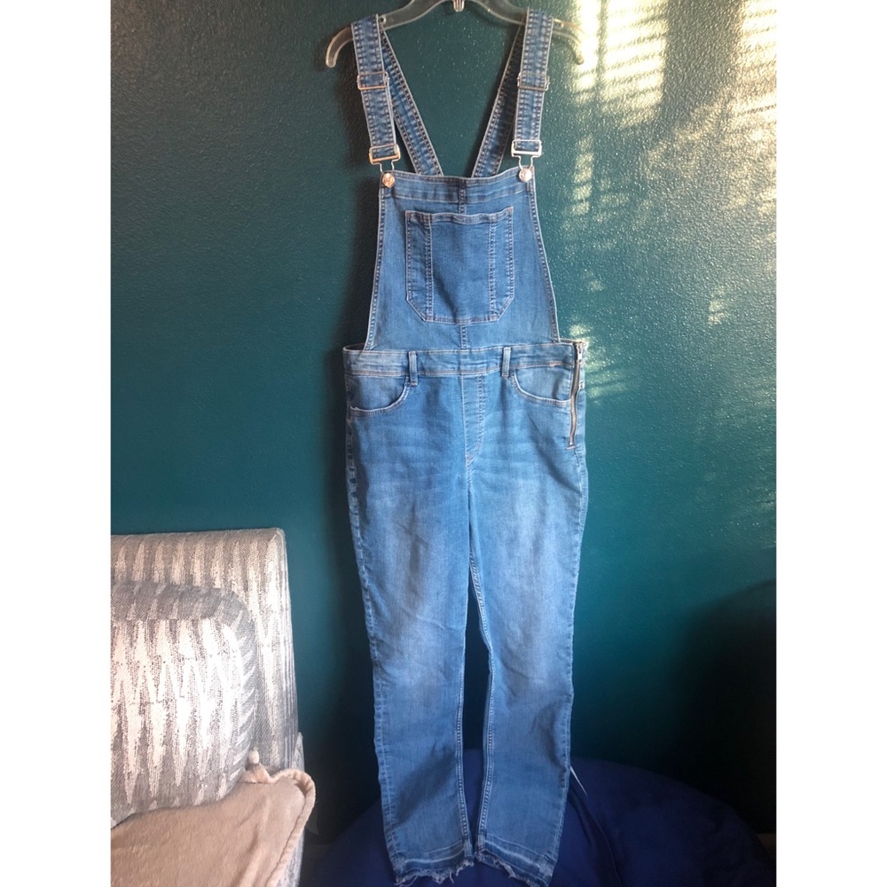 Denim overalls